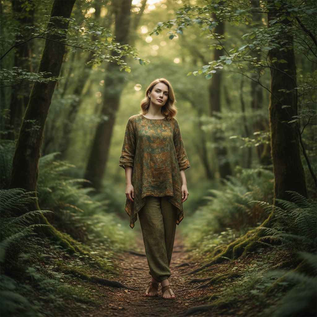 Tranquil Forest Portrait Generator