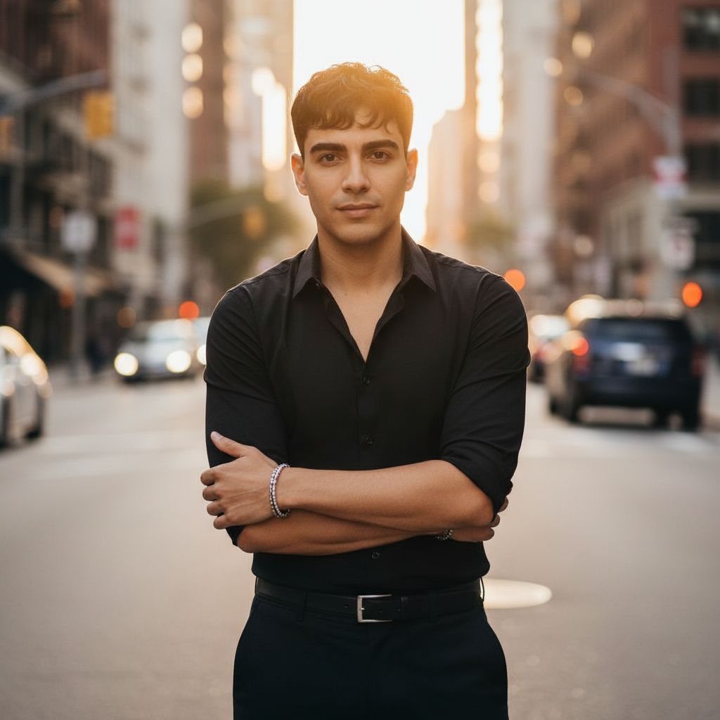 Vibrant Urban Street Portrait Generator